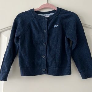 Vineyard Vines Navy Baby Cardigan Size 12-18 months